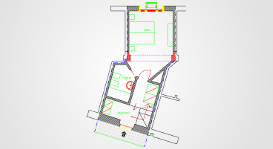 Appartamento B - 81Mq complessivi - Planimetria Piano Terreno