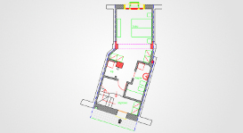 Appartamento C - 100Mq complessivi - Planimetria Piano Terreno